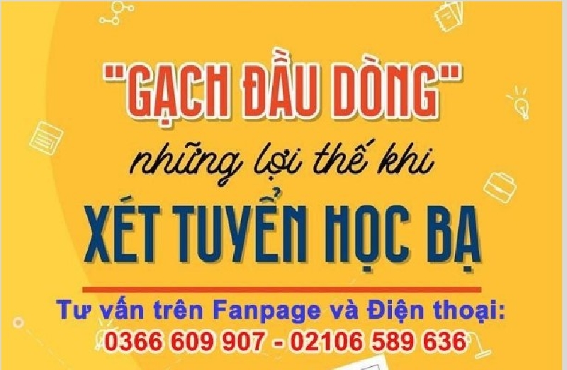 Xét tuyển học bạ tại PCEM có lợi gì